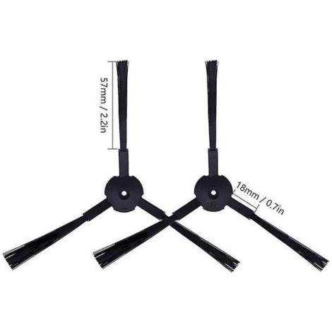 Paquete de 21 filtros HEPA para fregona y cepillo lateral (repuestos para iLife V5, V5s, V3 y V3s) (1/3)