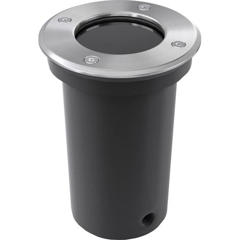 vidaXL Focos LED empotrables de suelo de jardín redondos 3 uds (1/2)