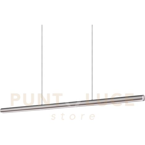 DORICA LAMPADARIO A SOSPENSIONE 140CM LED 3000K 35W 3900 lm GRIGIO LISCIO