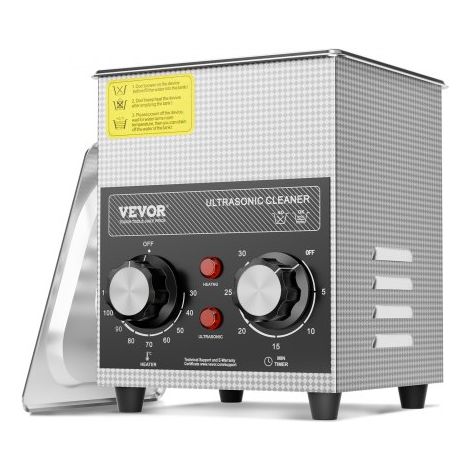 Nettoyeur à Ultrasons Numérique 2 L Bac Ultrasons avec Minuterie (1/5)
