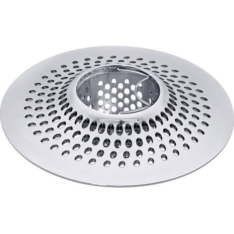 Filtre de bain, 11,5 cm, acier inoxydable, argent (1/5)