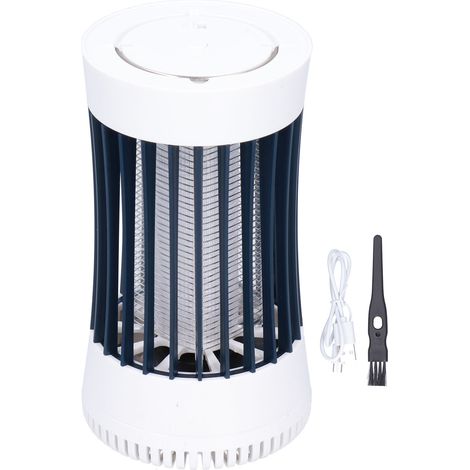 Lampe anti-moustique LED à aspiration électrique rechargeable silencieuse inodore sans insecticide pour maison camping