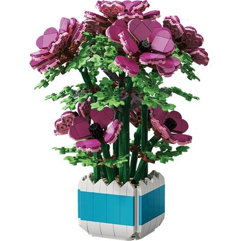 Fiori d'acqua Actiniaria Orchidea - Set di 1067 blocchi (1/5)
