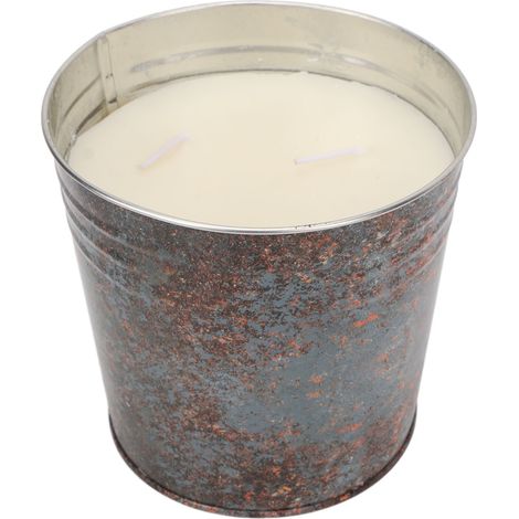 Bougies à trois mèches, sans fumée, parfumées à la citronnelle naturelle, idéales pour les terrasses, les restaurants, les jardins, les pique-niques et le camping. (1/5)
