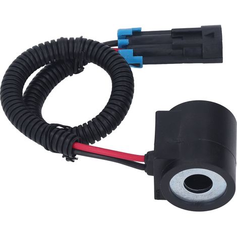 Bobine d'électrovanne 6309311 pour chargeuses compactes Bobcat 751, 753, 763, 773 et 7753 (12 V) (1/5)