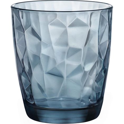 Gobelet en verre, bleu, 390 ml, 1 unité (paquet de 1) (1/3)
