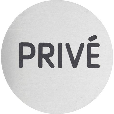 THIRARD - Disque de signalisation Privé, aluminium adhésif, Ø80mm - THIRARD (1/5)