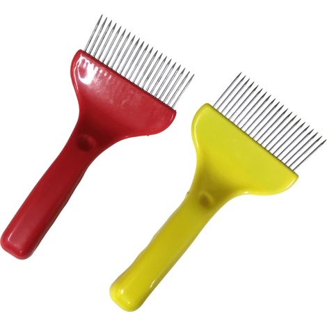 Forchetta per disopercolare classica in plastica e acciaio inox