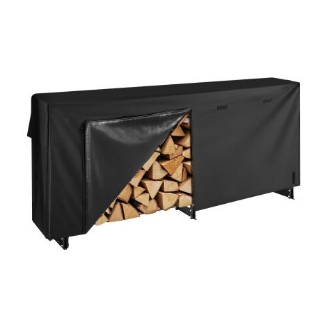 Support à bois de chauffage avec housse imperméable (1/5)