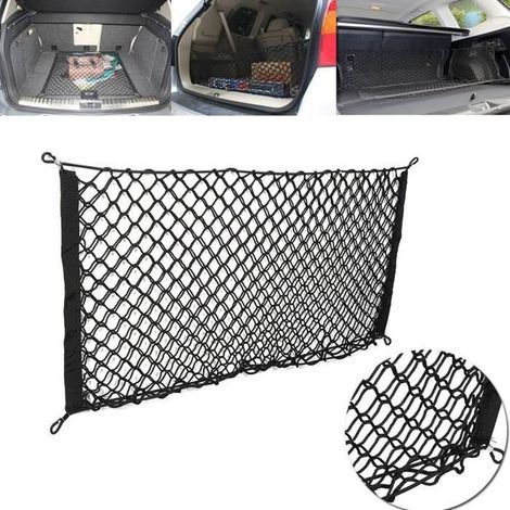 Filet Pour Coffre de Voiture Nylon Elastique 100x40cm (1/4)