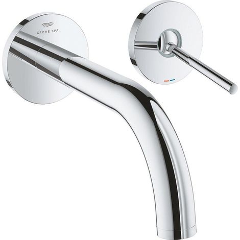Batterie murale 2-L-WT Atrio 29410 FMS projection 185 mm chromé (1/2)
