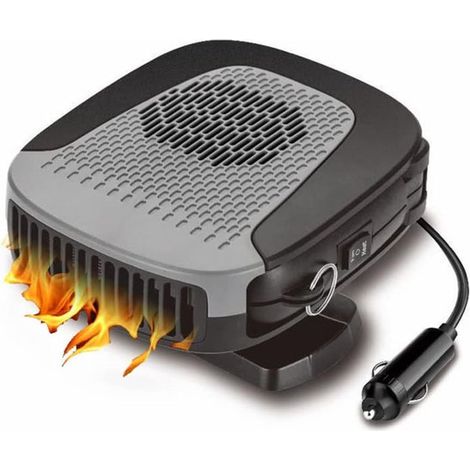 12V 120W Autoheizung, tragbarer Entfroster- und Entfeuchtungsventilator mit 360° drehbarer Heizfunktion (1/5)
