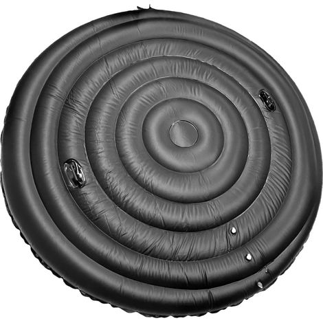 Couvercle Spa Gonflable en PVC avec 2 Poignées Taille Réglable 128/158/180 cm Extérieur Anti-Poussière Anti-Vent Anti-Pluie Anti-Neige Isolant 1 Pièce (1/5)