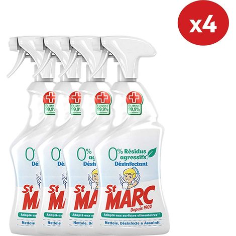 St Marc désinfectant doux lot de 4 flacons 500 ml (1/2)