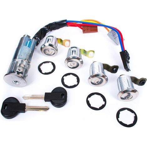 Contacteur d'allumage complet Citroën Berlingo 96-07 + 4 inserts de verrouillage KPL SANS antidémarrage (1/2)