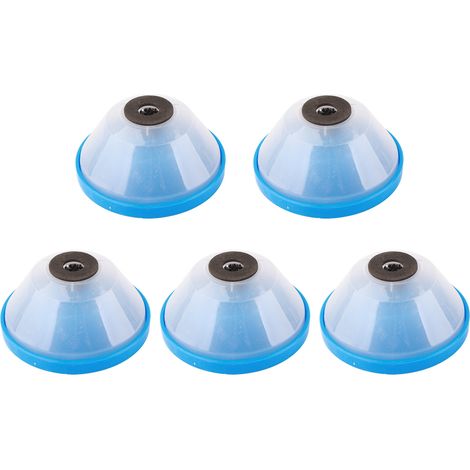 Lot de 5 bacs à poussière pour perceuse, éponge ABS, rondelles silencieuses anti-vibrations, récupérateurs de poussière pour scie cloche et plafond (1/5)