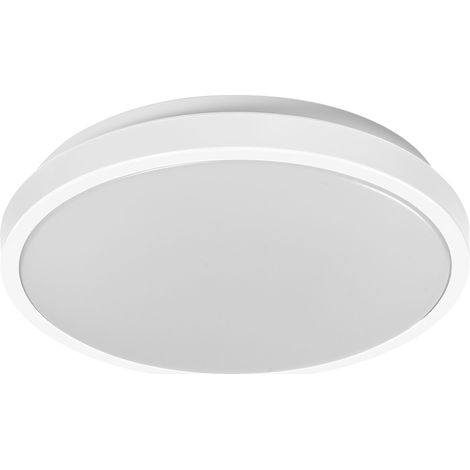 OSRAM Plafonnier LED ORBIS LONDON 280mm, blanc, 16W, 2000lm, couleur de lumière blanc chaud, répartition lumineuse très homogène, longue durée de vie, module LED non remplaçable, rond, IP20, 3000K. (1/4)