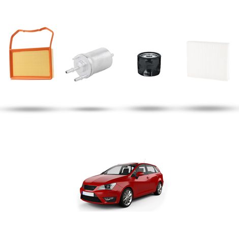 Kit tagliando 4 filtri compatibile con Seat Ibiza IV 1.0 TFSI 70kw dal 2015 (1/5)
