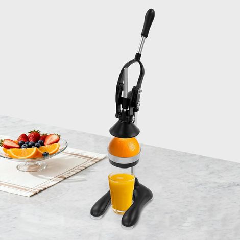 Manueller Entsafter Aus Edelstahl, Handpressen-Entsafter mit Hebel,Edelstahl Saftpresse Hochwertige für KüChe und Gastronomie Rostfrei und Stabil, Einfach Zu Reinigen (1/5)
