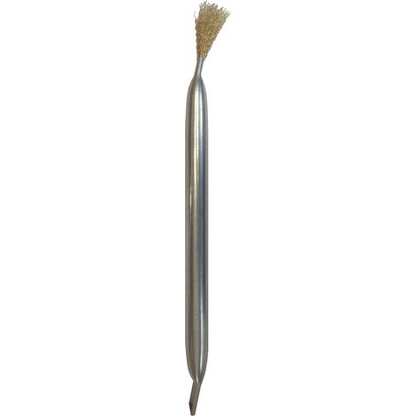 Pelletbrush pennello e raschietto per pulizia braciere stufe pellet