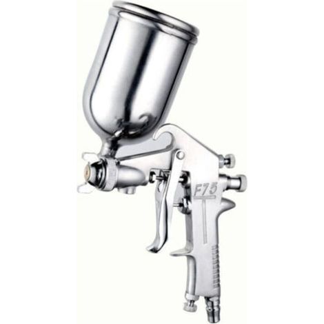 Pistolet à peinture à ventouse avec buse en acier inoxydable de 1,5 mm et capacité de 400 ml - Outil de peinture pour meubles de voiture, voiture (1/2)