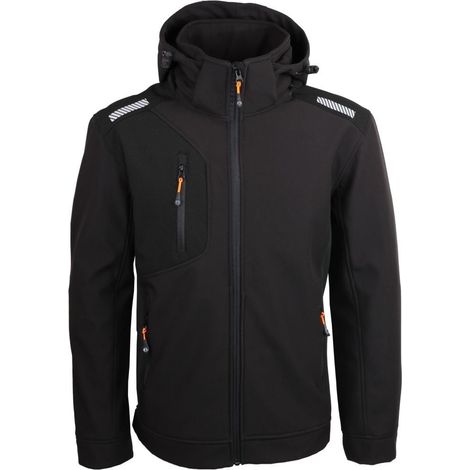 Giacca softshell nera Singer Safety Nero 4XL (1/2)