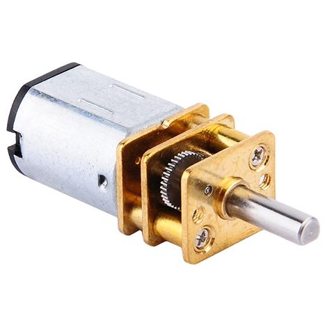 Moteur à courant continu GA12-N20 12V 300tr/min avec réducteur et engrenages métalliques (1/4)