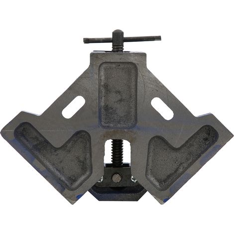Étau d'Angle 90° pour Soudure, Accessoire Quincaillerie Lourde en Fonte 4 Pouces pour Menuiserie (1/5)