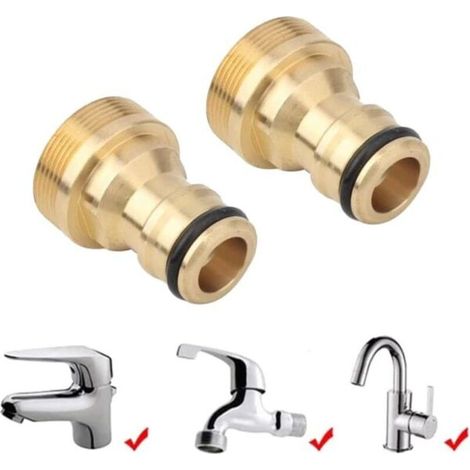 universal adapters for kitchen taps, hose and mixer fittings, irrigation tap connection tool (1/4)