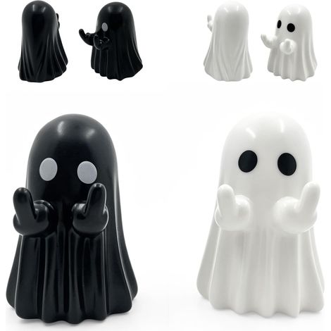 Set of 2 decorative ghosts for Halloween (1/5)