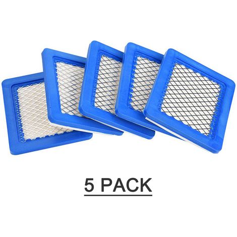 Luftfilterpaket 491588S, Ersatz für die originale Briggs & Stratton Flachluftfilterpatrone (Teilenummern 491588 und 4915885), Luftfilter für Rasenmäher