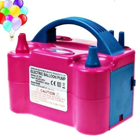 Geburtstagsballonpumpe, 600W tragbare elektrische Aufblasvorrichtung, automatisches und halbautomatisches Gebläse für Geburtstage, Partys, Hochzeiten.