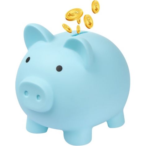 tirelires en forme de cochon tirelire bleue bleue (1/5)