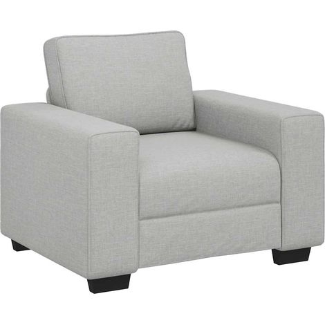 Maison Exclusive - Divano Sedia Grigio Nuvola 100x77x82 cm in Tessuto