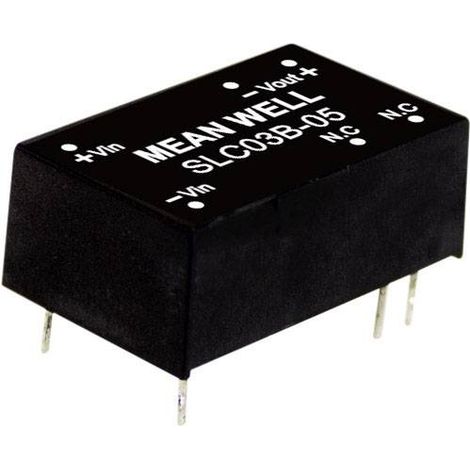 MEAN WELL SLC03B-05 Module convertisseur CC/CC 600 mA 3 W Nbr. de sorties: 1 x Contenu 1 pc(s) Q128102