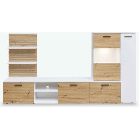 Mezzenile Legno laminato - Quercia Artisan / Bianco (1/5)