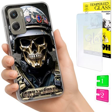 Funda para Motorola Moto G06 / G06 Power, carcasa trasera + cristal (1/5)
