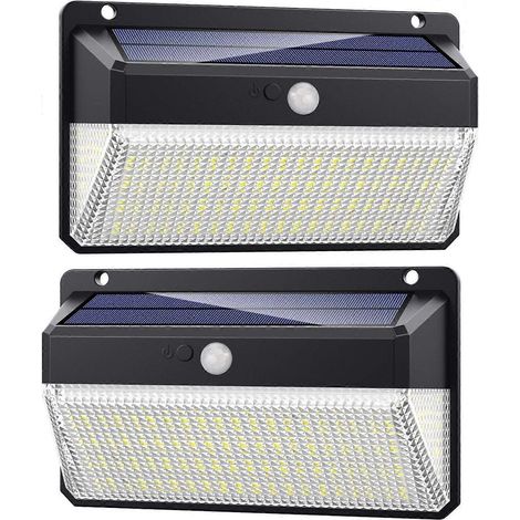 Solar-Außenstrahler mit 158 LEDs, Bewegungsmelder, leistungsstark, wasserdicht, kabellos – für die Sicherheit Ihres Gartens oder Hofes.