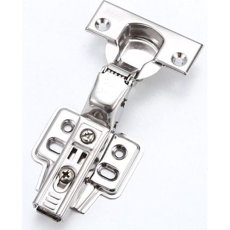 Pack Slow Closing Kitchen Cabinet Door Hinges with Built-in Soft Close Mechanism (Easy to Install + Removable) (1/4)