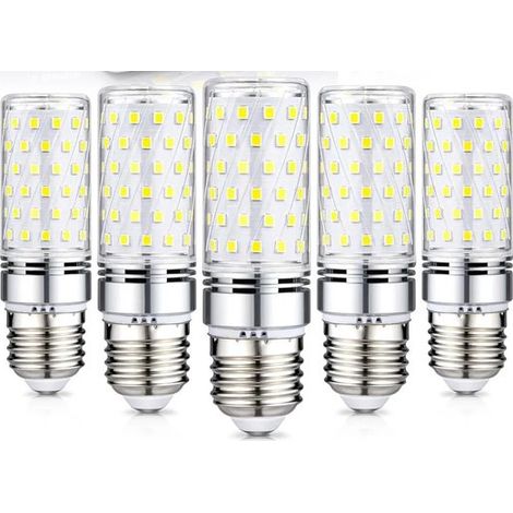 Seis bombillas LED，16 vatios de potencia，luz blanca fría de 6000K，1600 lúmenes de brillo，lámpara de bajo consumo (1/2)