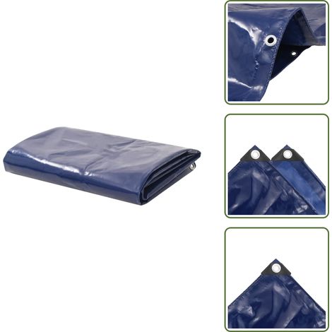 Telone per auto - vidaXL Telone 650 g/m² 3x6 m Blu - Telone per barche