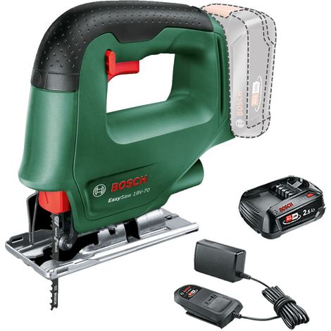 Bosch 0603012000 EasySaw 18v 18V-70 Cordless Jigsaw Power for All +2.5AH Battery