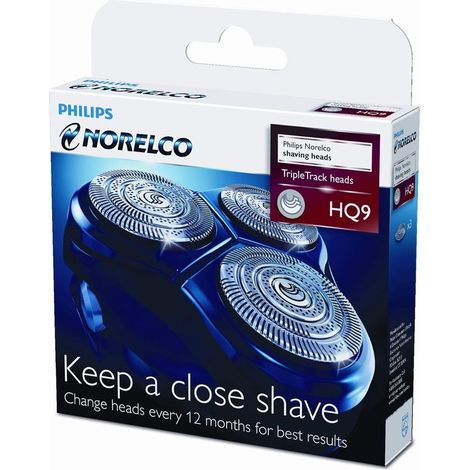 Philips Philishave Norelco HQ9 Ersatzscherköpfe, 3er-Pack