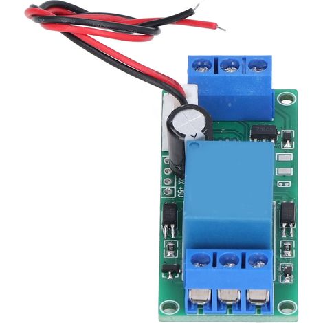 Module relais optocoupleur 24V avec interrupteur à verrouillage automatique, déclenchement niveau haut, carte PCB pour contrôle industriel. (1/5)