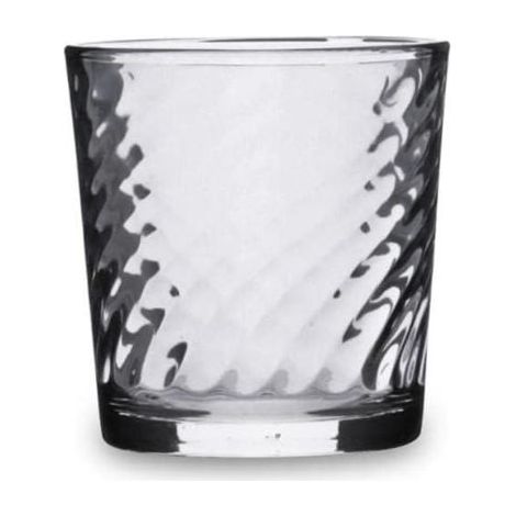 Set de Vasos Quid Twist Transparente Vidrio 260 ml (6 Unidades)