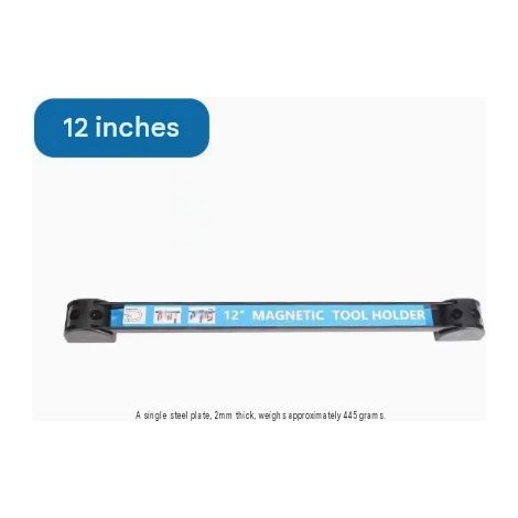 Barre magnétique porte-outils de 12 pouces, support aimanté pour ranger outils de bricolage, bande d’aimant puissante