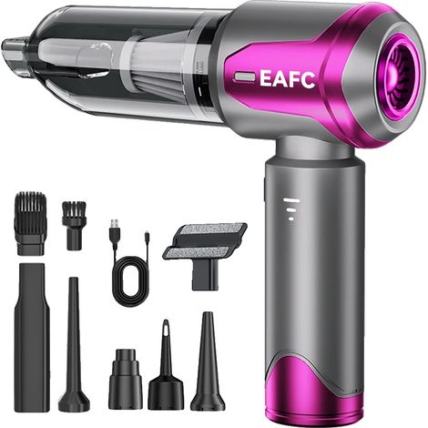 Aspirateur, sans fil, puissance d'aspiration de 20000Pa, Violet vif (1/2)