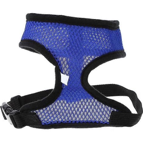 Harnais de sécurité réglable pour chiots et chats en voiture, pour la sécurité des animaux de compagnie en véhicule, taille SE-M-Rouge (1/4)