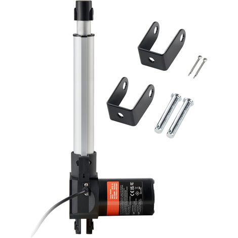 Actionneur linéaire 12 V 20,3 cm, usage intensif, charge maximale 598,8 kg/6000 N, vitesse de pointe 0,5 cm/s, indice de protection IP44 (1/5)