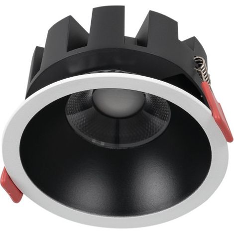 Downlight LED 15W CCT orientable Ø90–100mm negro (1/5)
